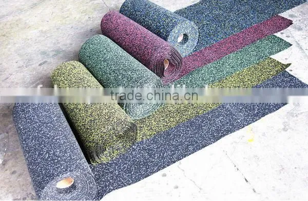 colorful rubber flooring