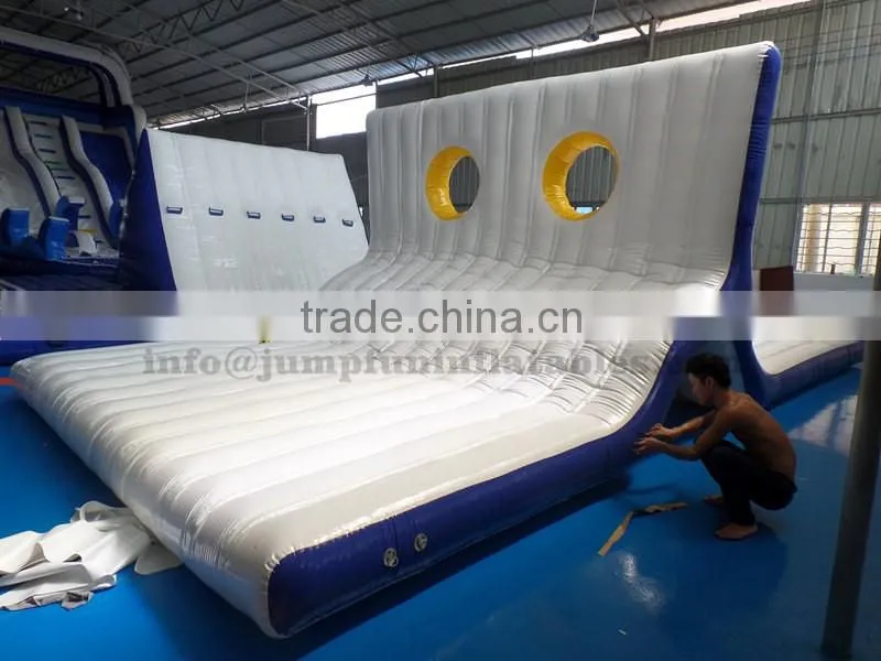 Springs inflatable trampoline water fun adults sports