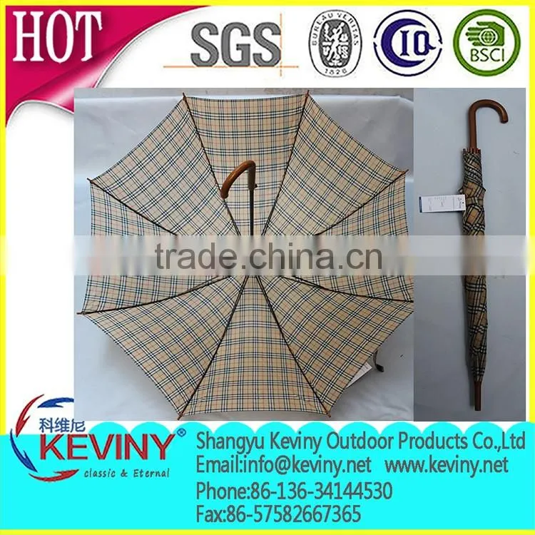 Straight Umbrella parasol auto open umbrella in high quality from Chinese umbrella manufacturer