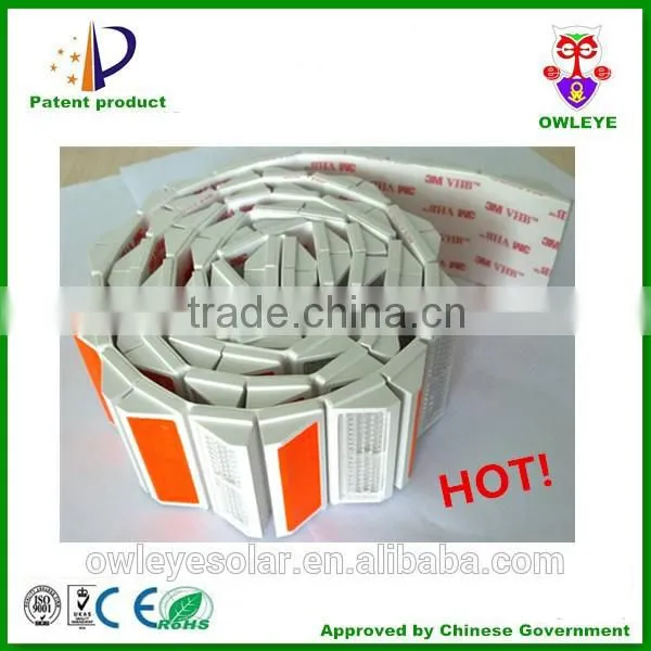 cat eye reflective roadside delineator/Line Type Guardrail Delineator Reflector