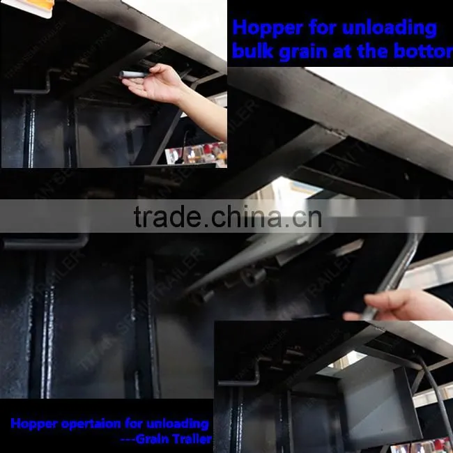 TITAN Special Transportation Bulk Grain Bin Trailer