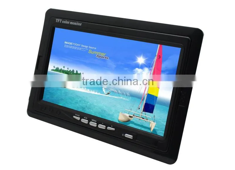 Universal quad 7" Car TFT-LCD monitor