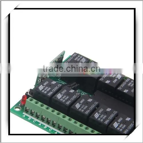 CDR-16L 314-433MHz 12V 16-Channel Wireless Remote Receiver Controller