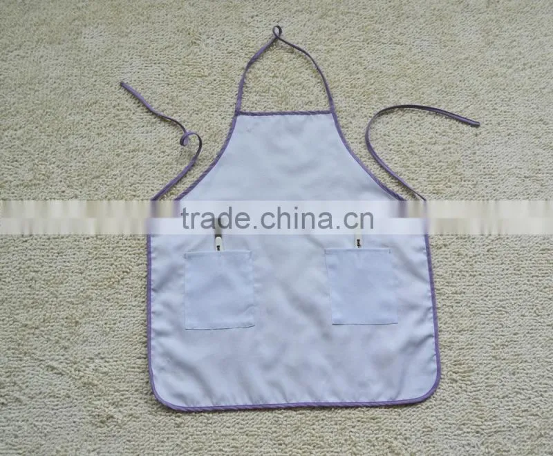 polyester white nurse apron
