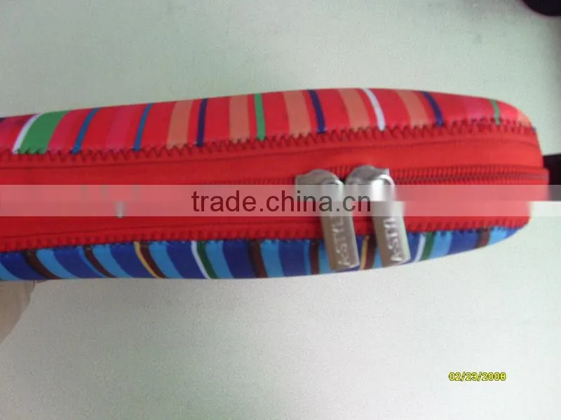 (New Arrival)Neoprene Strip Fashionable laptop Sleeve