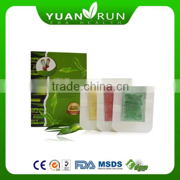 CE FDA approved Bamboo vinegar Detox Foot Pads