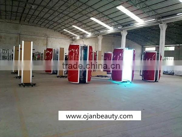 Commerical stand up tanning bed orange vertical skin solarium tanning bed