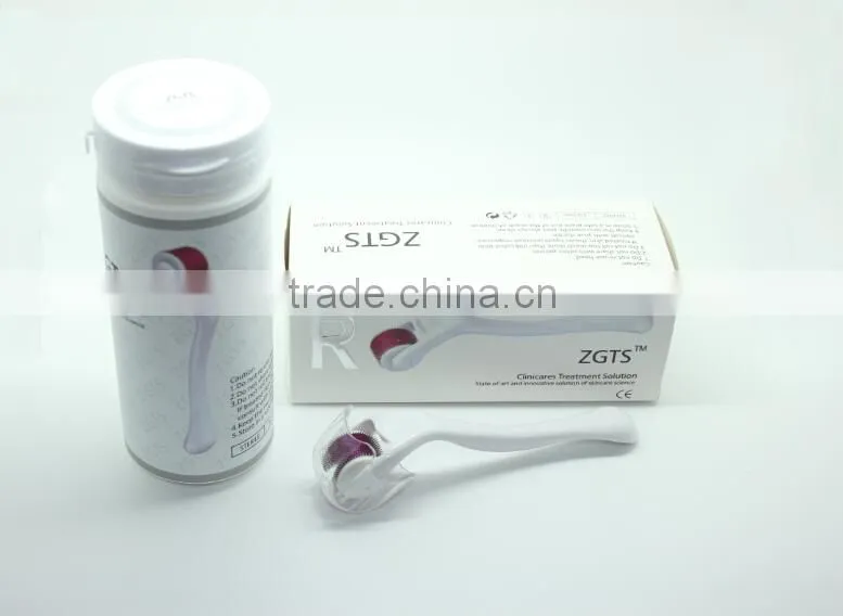 2016 Flagship! ZGTS Luxury Titanium Micro Needle Derma Roller Meso Roller For Acne Scar Freckle