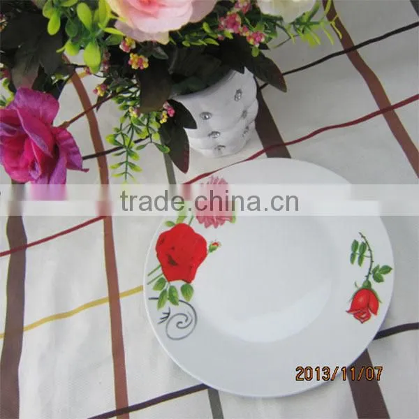 custom logo ceramic plates dishes,catering plates and dishes,bulk ceramic plates