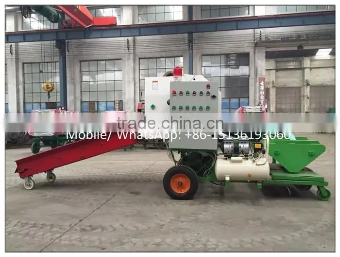 Full automatic alfalfa silage baler and wrapper machine /small bale hay baler