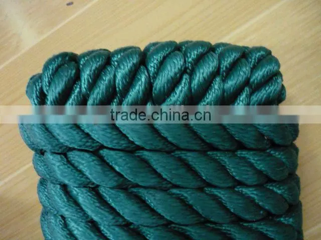 pp twisted rope/pp 3 strands rope/pp rope blue color