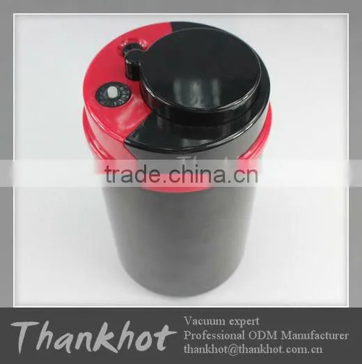 Vacuum plastic canister