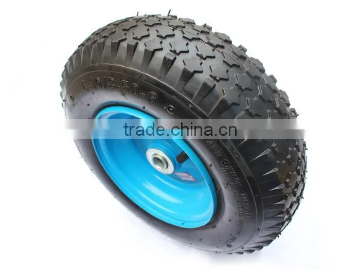 wheel barrow wheel 4.10/3.50-4 with high quality