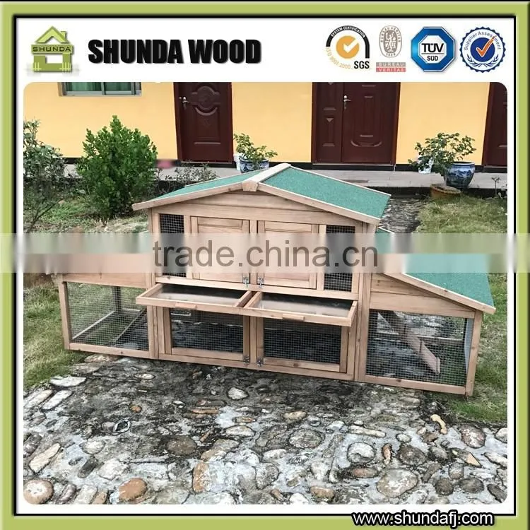 SDR014 Outdoor Wooden Rabbit Hutch Rabbit House Rabbit Cage
