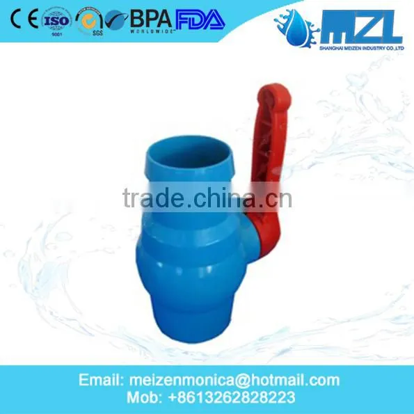 1/2" inch inch hot selling cheapest price PVC ball valve, upvc ball valve, pvc pipe fittings China factory