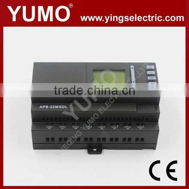 APB-22MRD(L) DC12V-24V 14 points digital input 8 points relay output Programmable Intelligent Logic Controller PLC