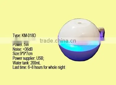 Creative water drop type air freshener ultrasonic humidifier