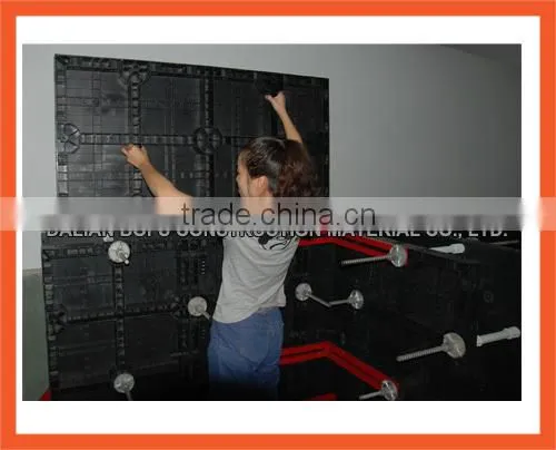 reusable plastic concrete formwork