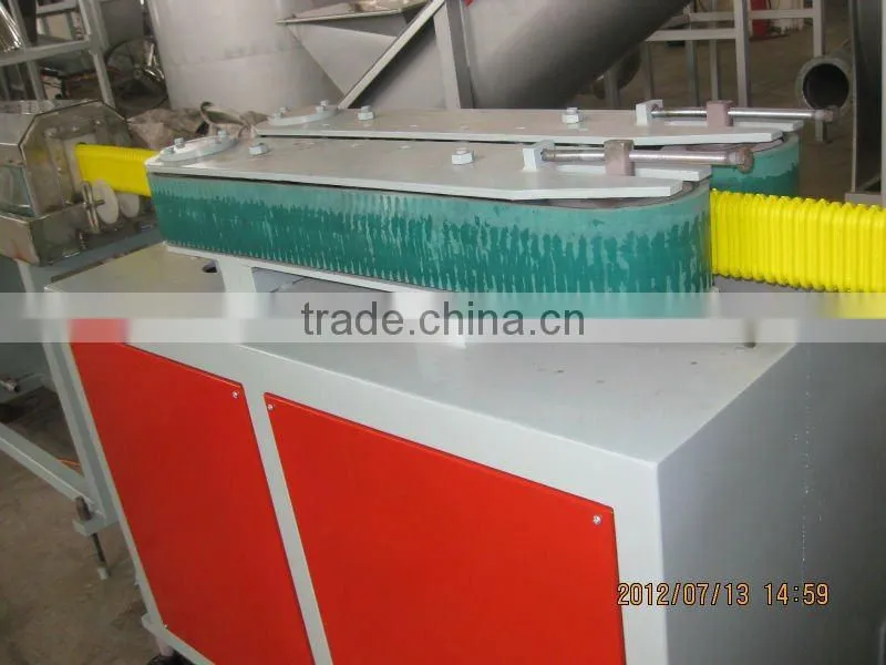 china supplier PE FLAT Corrugated Pipe Production Line