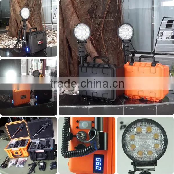 railway light 24w rechargeable led work light for maintenance