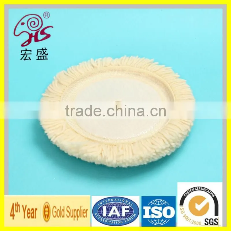 2016 new product China factory Sheep Wool Single sided nylon tape 3m Polishing Pad high quality