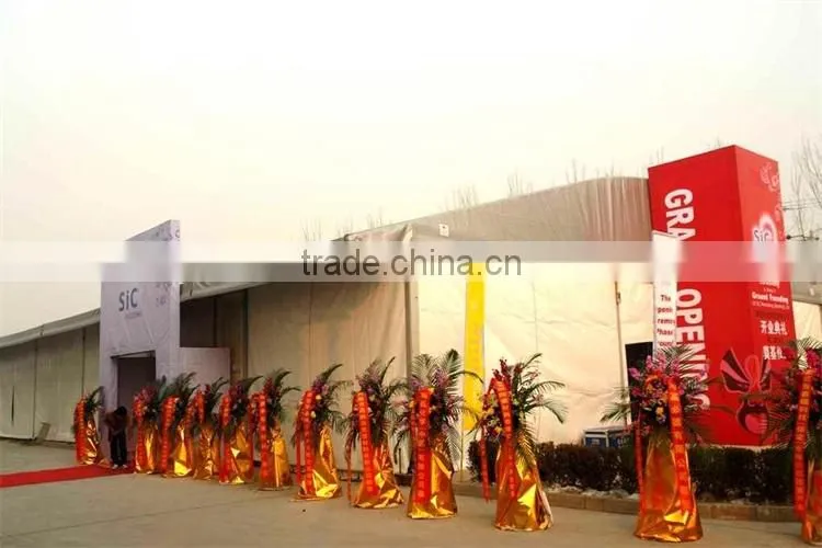 High class flame retardant 15m curve tent for ceremony