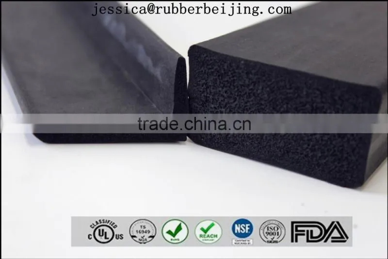 Ribbed Rubber U Channel Edging Trim Seal