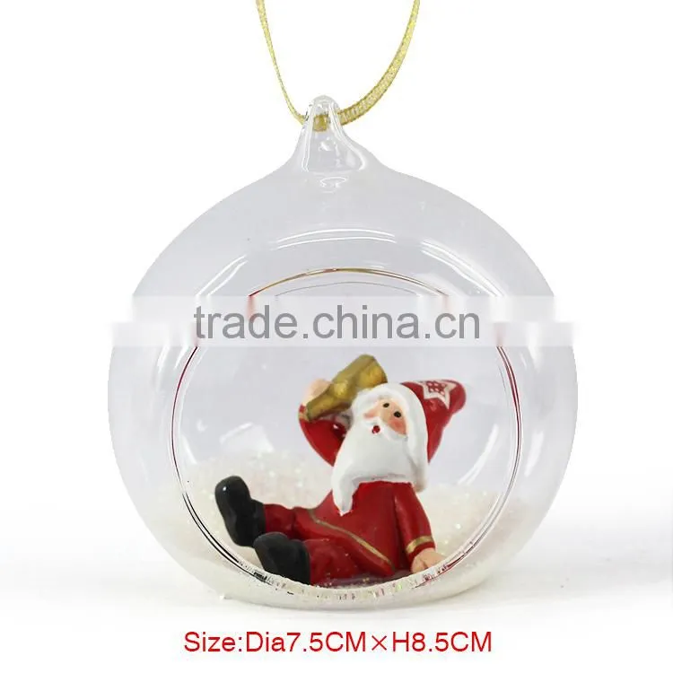 2015 Newest glass christmas tree ornaments
