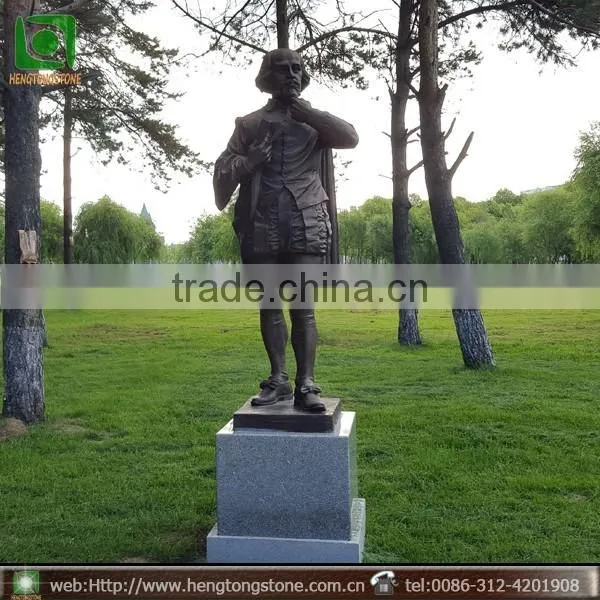 Outdoor Bronze Life Size William Shakespeare Sculpture