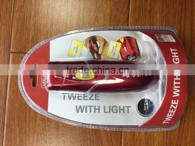 Wizzit tweeze with LED light electric threading hair remover with led light
