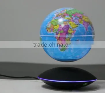 Cool Invention! Maglev Floating Global With Light Up Glow Stick