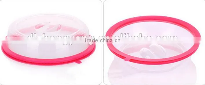 Prevent oil splash Food heating Insulation Plastic Microwave cover