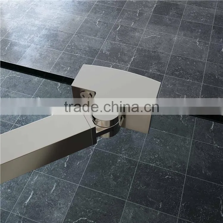 HSR02-90024 folding simple frameless shower screen