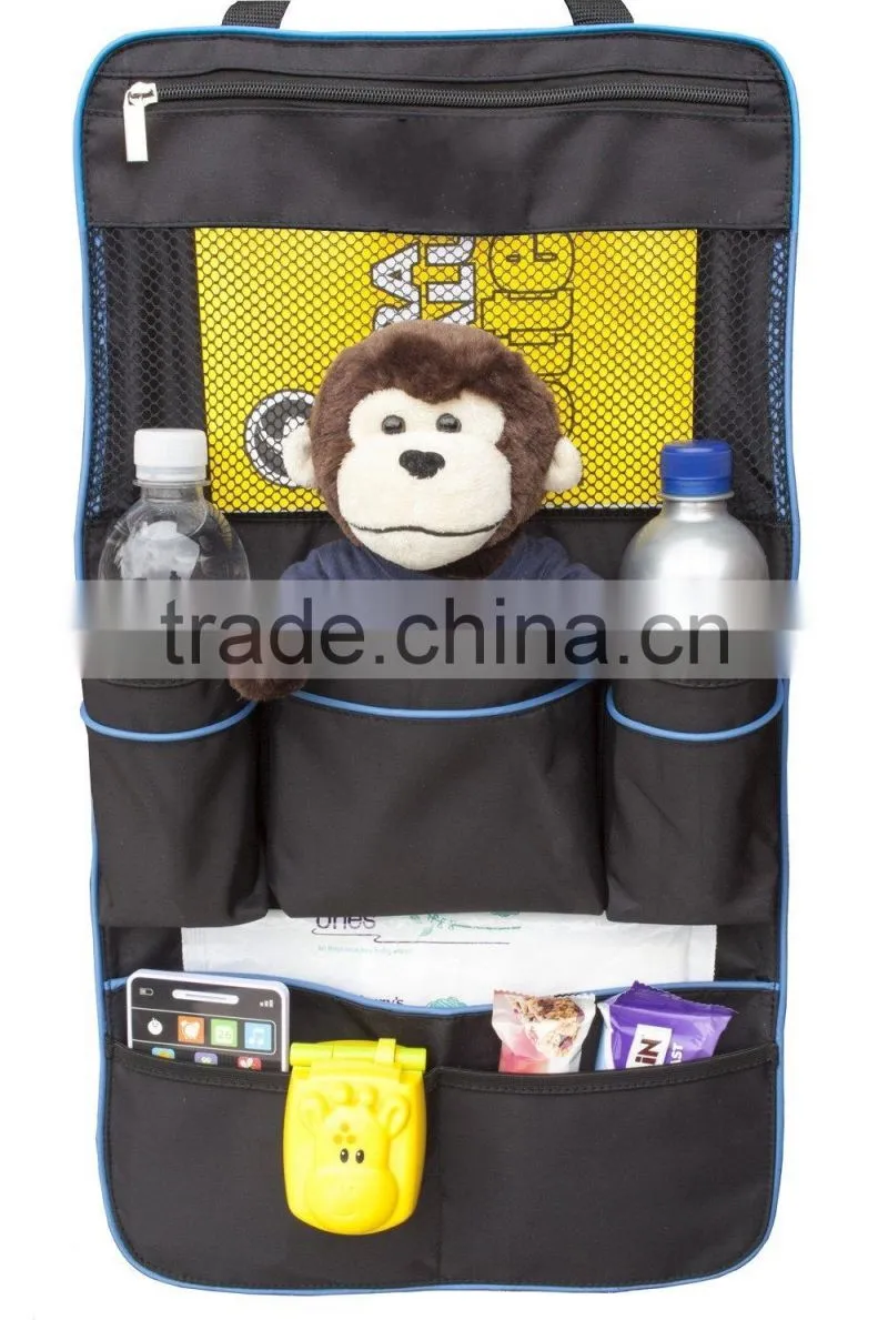 Backseat Car Organzier Auto Seat Back Cover Protector and Storage Bag