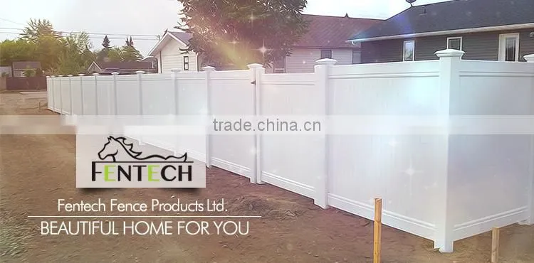 Popular Design UV Proof Plastic/Vinyl/PVC Backyard Privacy Fence