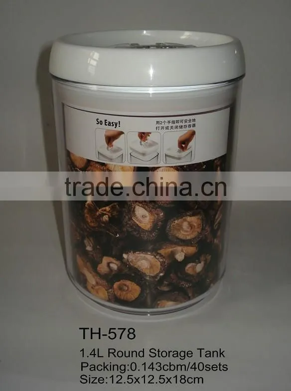 Round easy-lock food container th-578