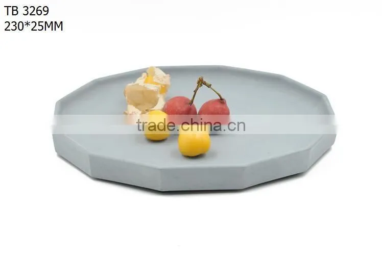 Handmade Concrete Tray Industrial Organization Storage Modern Decor Jewelry
