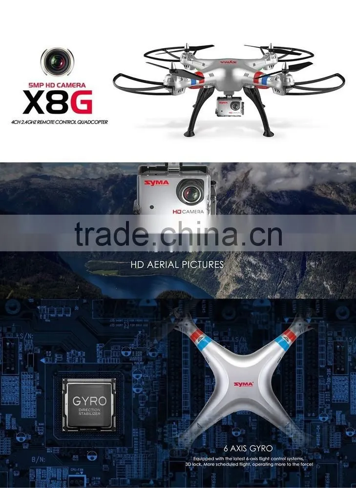 Syma X8HG X8W Wifi H9R 4K Camera 1080p Ultra HD 2.4G 4CH Professional Dron FPV Drone Syma X8 X8C RC Quadcopter