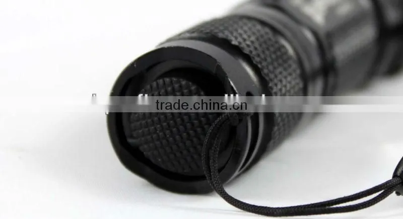 UniqueFire Aluminum Cree Q5 Police Flashlight with Rechargeable/AA Battery