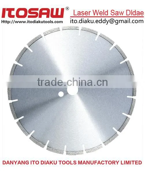 Segment dry cutting diamond saw blade for stone