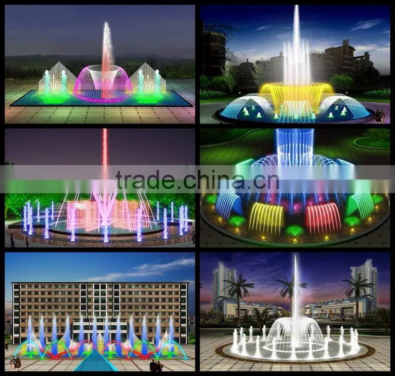 Wall waterfall fountain water print curtain CNC nozzle