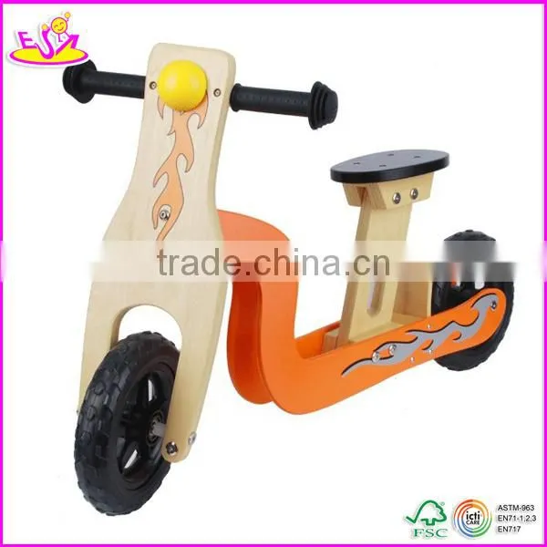 2015 hot sale kids wooden bike,popular wooden balance bike,new fashion kids bike W16C113-M1