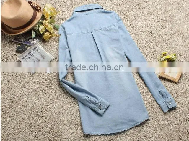 New Style Denim Ladies' Blouses