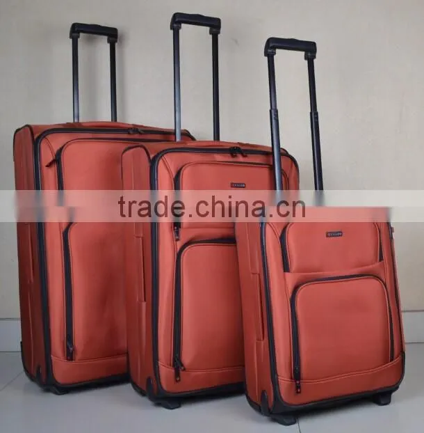 ABS luggage trolley stock wholesale 20"24"28"