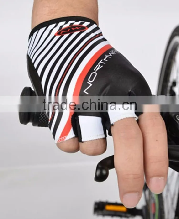 Professional Custom made high quality fashion half finger adults and kids cycling gloves bicycle