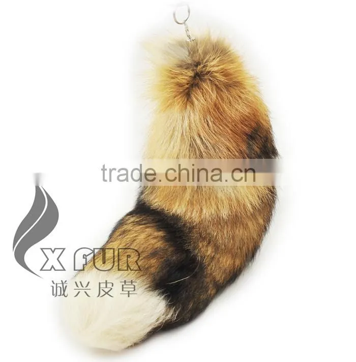 CX-R-31 2014 Cute Fashion Real Fox Fur Keychain