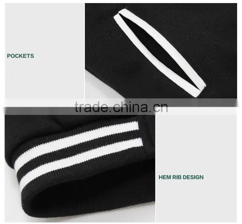 children boys striped sleeve and hem fleece jacket