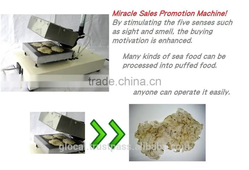 Japan Manual Puffed Food Machine Medium Type P-4 Wholesale