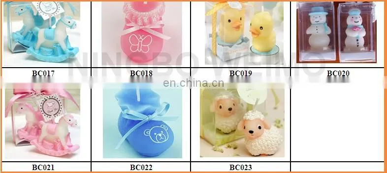 20 Designs New Baby Cute Candle baby birth souvenirs