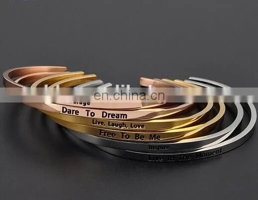 Couple bracelet creative inspired stainless steel jewelry